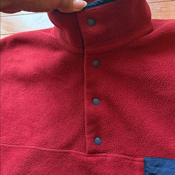 Patagonia 🌲 Synchilla Fleece Pullover with Navy Trim size large - Picture 4 of 12